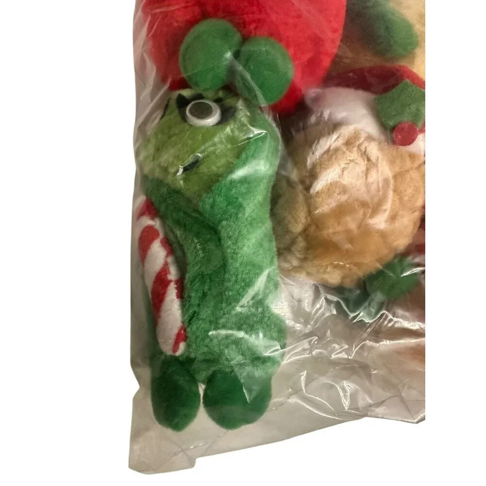 NIP Set Of 6  fruit veggies‎ Greystone Yumkins Plush Holiday Ornaments